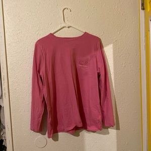 Pink vintage vines shirt long sleeve